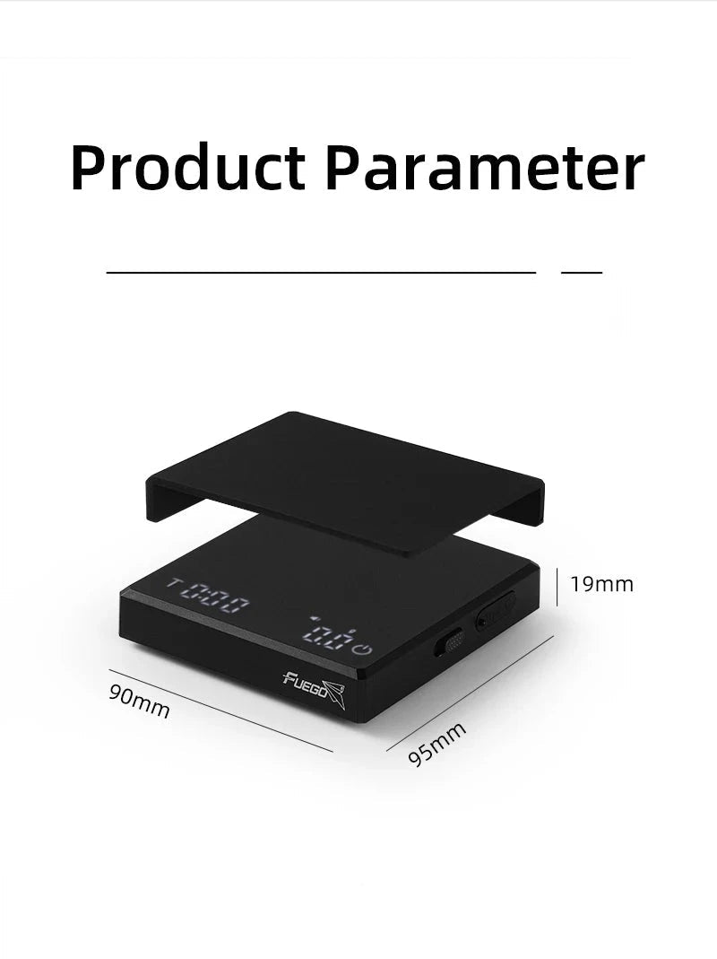 High Precision Digital Coffee Scale Pocket Style - Lattea Global