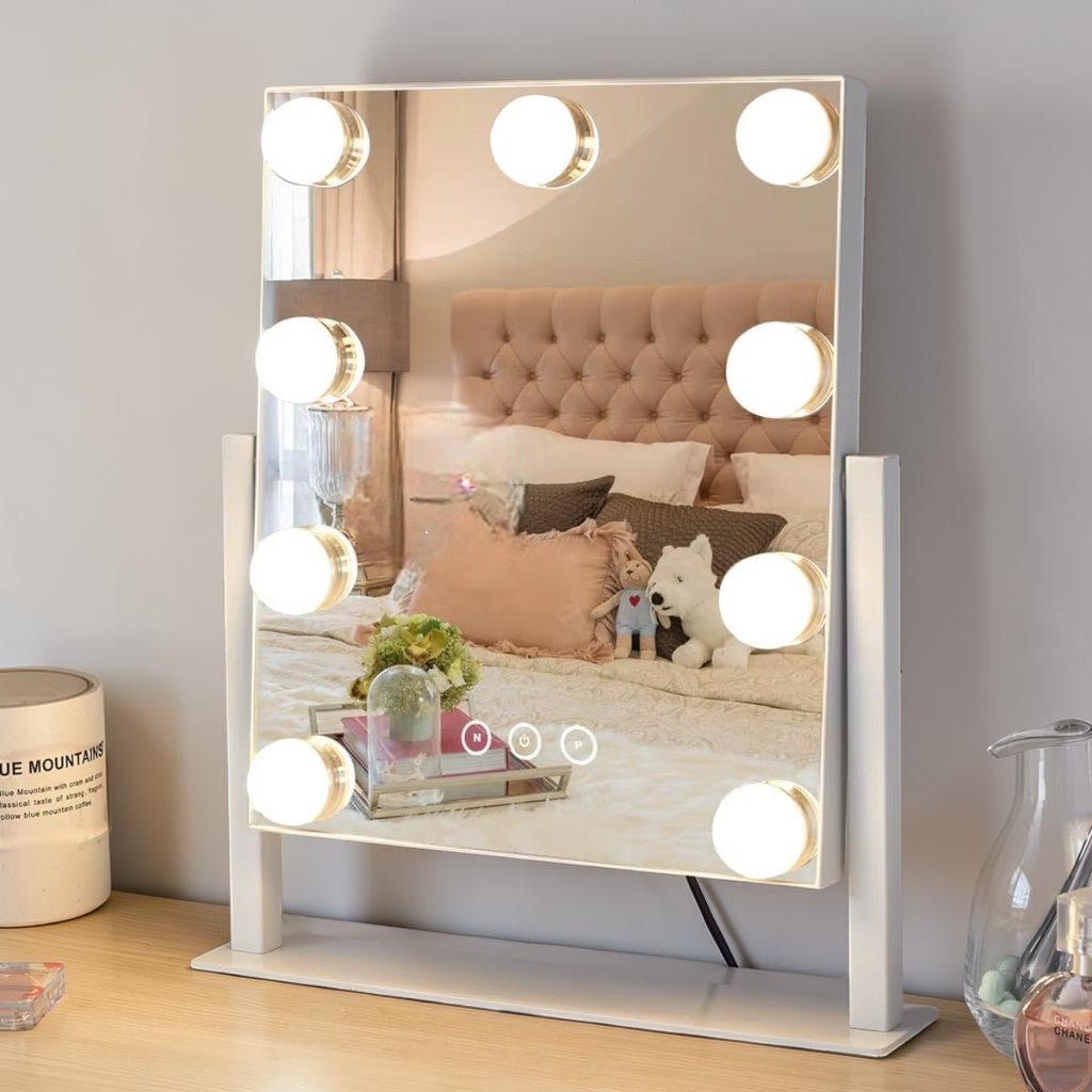 Hollywood Vanity Mirror with LED Bulbs 360° Rotation - Lattea Global