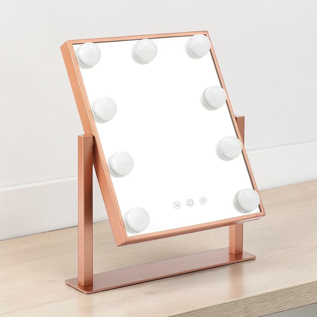 Hollywood Vanity Mirror with LED Bulbs 360° Rotation - Lattea Global