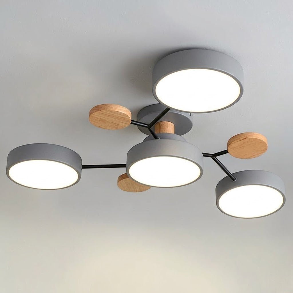 Hydra Multi Round Head Living Room Ceiling Light - Lattea Global