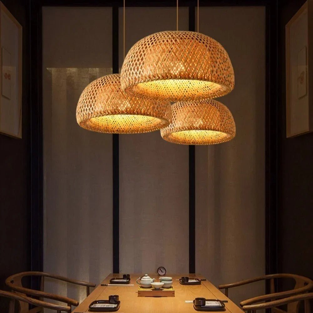 Hygge Hanging Rattan Light - Lattea Global