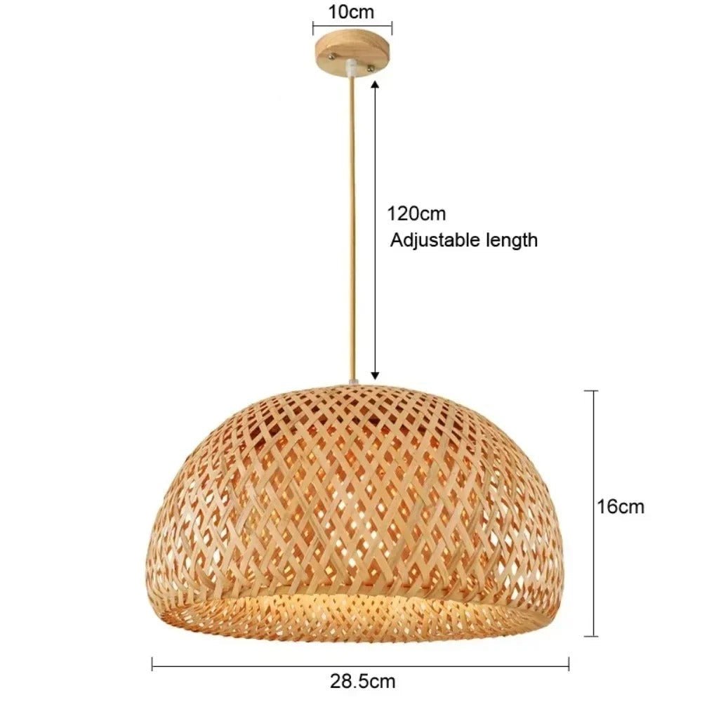 Hygge Hanging Rattan Light - Lattea Global