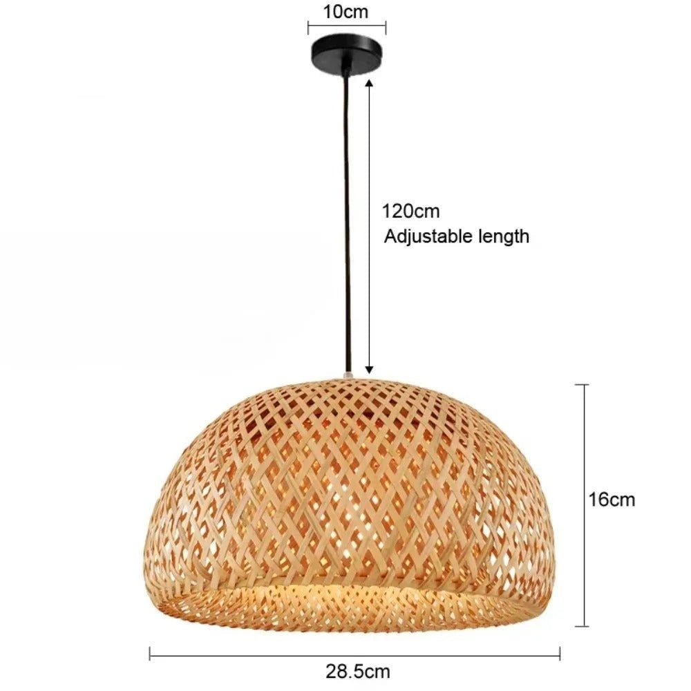 Hygge Hanging Rattan Light - Lattea Global