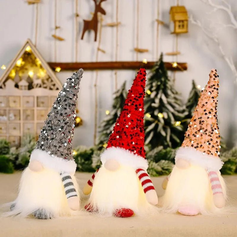 Illuminated Christmas Gnome Decoration - Lattea Global