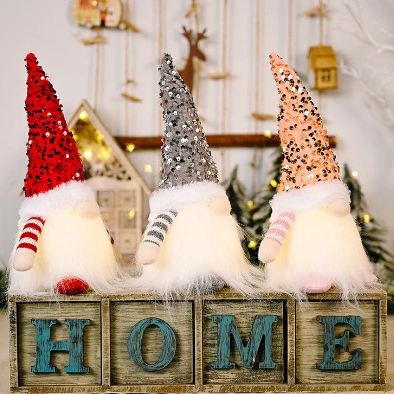 Illuminated Christmas Gnome Decoration - Lattea Global