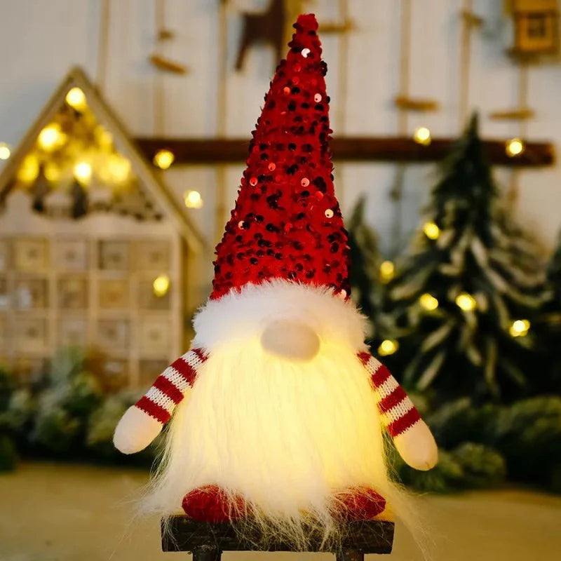 Illuminated Christmas Gnome Decoration