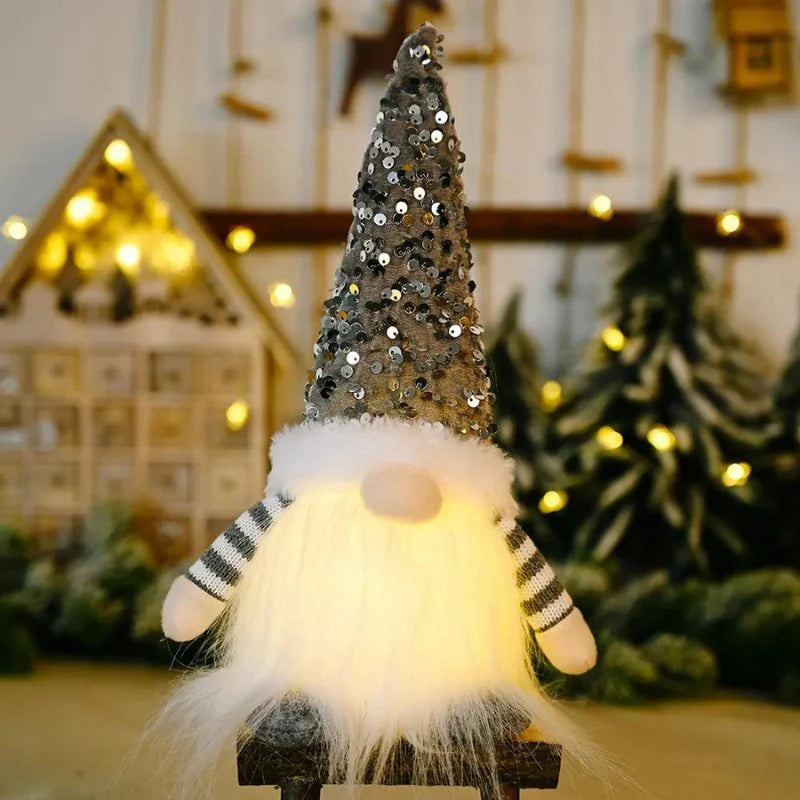 Illuminated Christmas Gnome Decoration