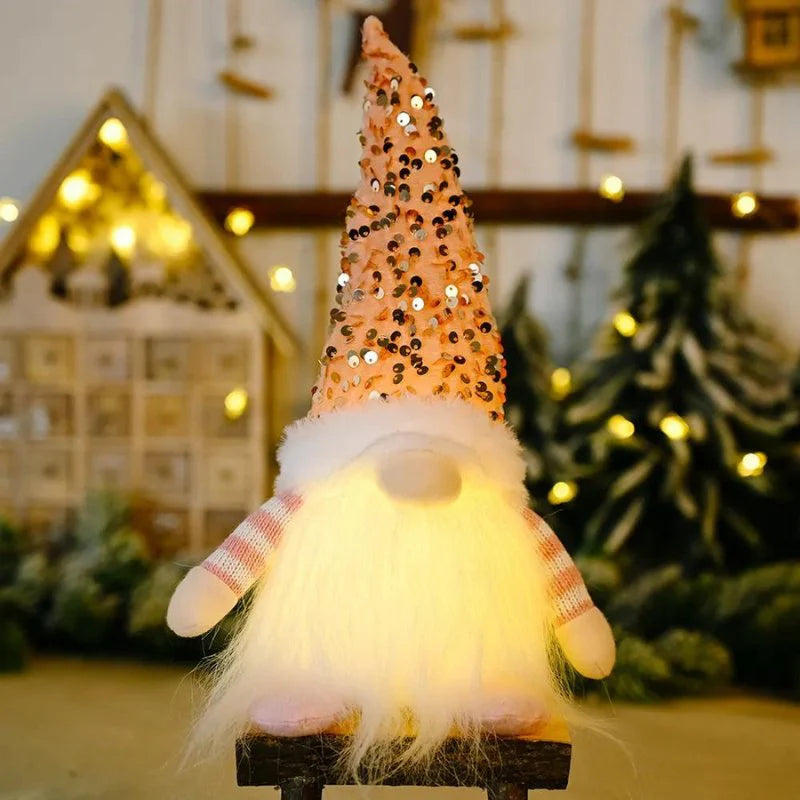 Illuminated Christmas Gnome Decoration