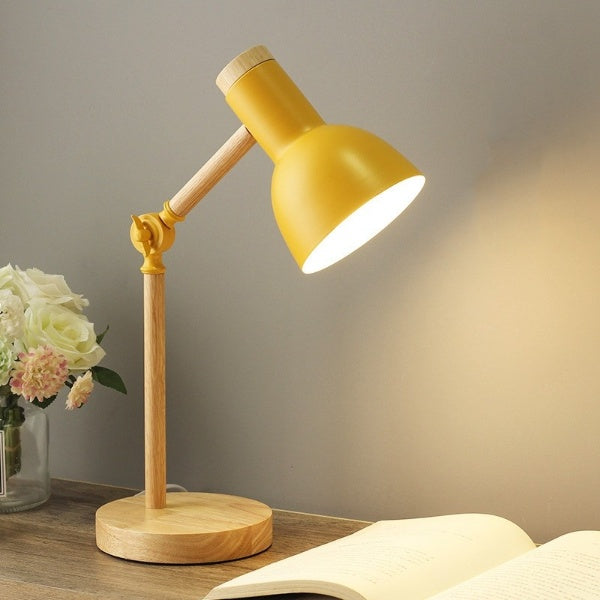 Scandinavian Wooden LED Desk Lamp