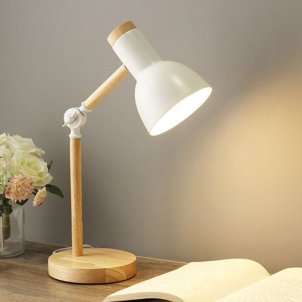 Scandinavian Wooden LED Desk Lamp