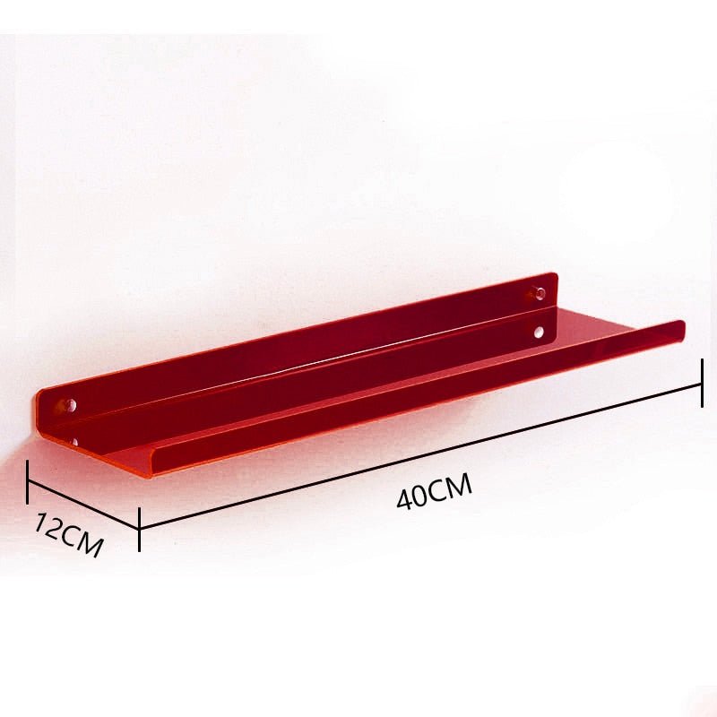 Invisible Acrylic Floating Wall Shelves