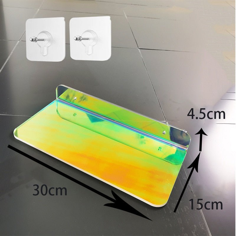 Invisible Acrylic Floating Wall Shelves