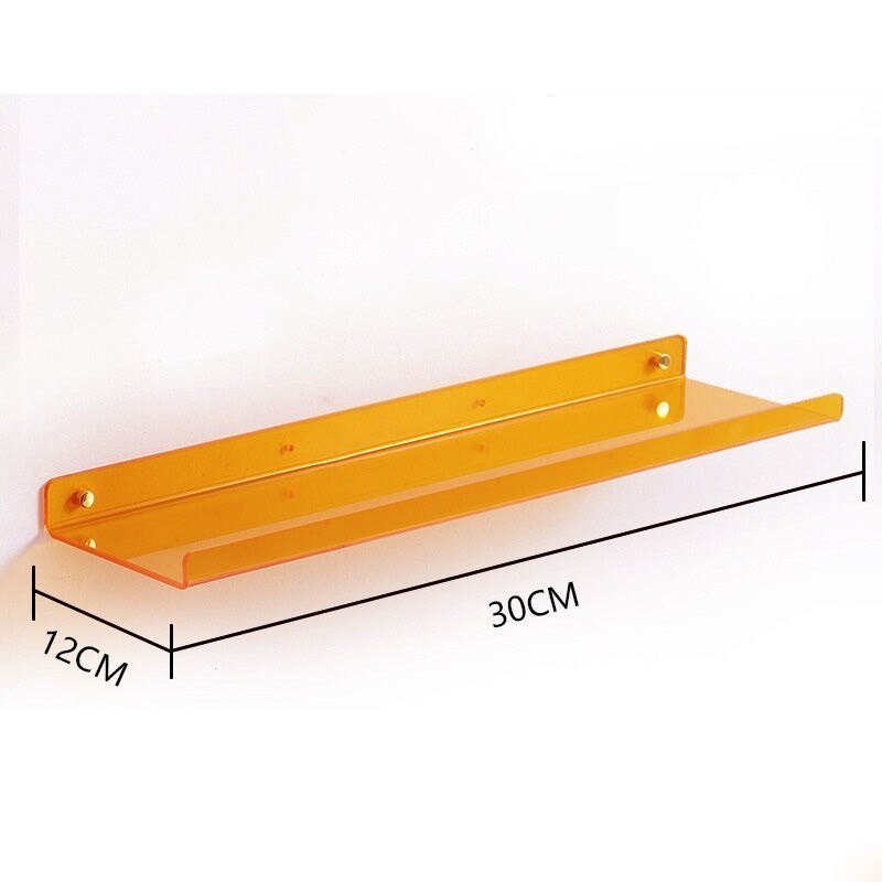 Invisible Acrylic Floating Wall Shelves