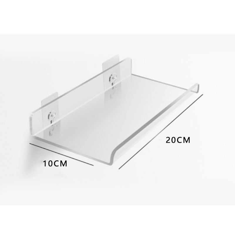 Invisible Acrylic Floating Wall Shelves