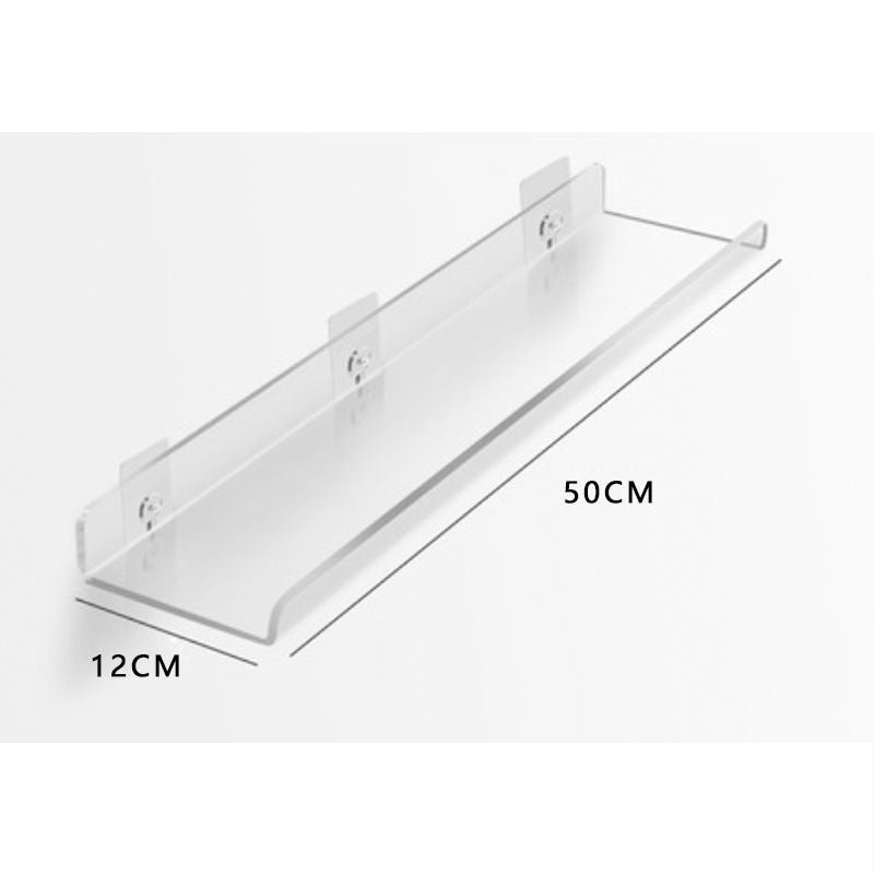 Invisible Acrylic Floating Wall Shelves