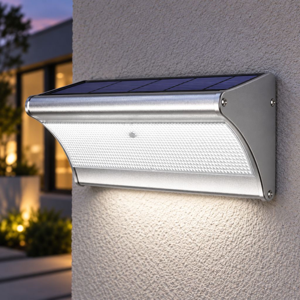 IP65 Solar Motion Sensor LED Outdoor Wall Light