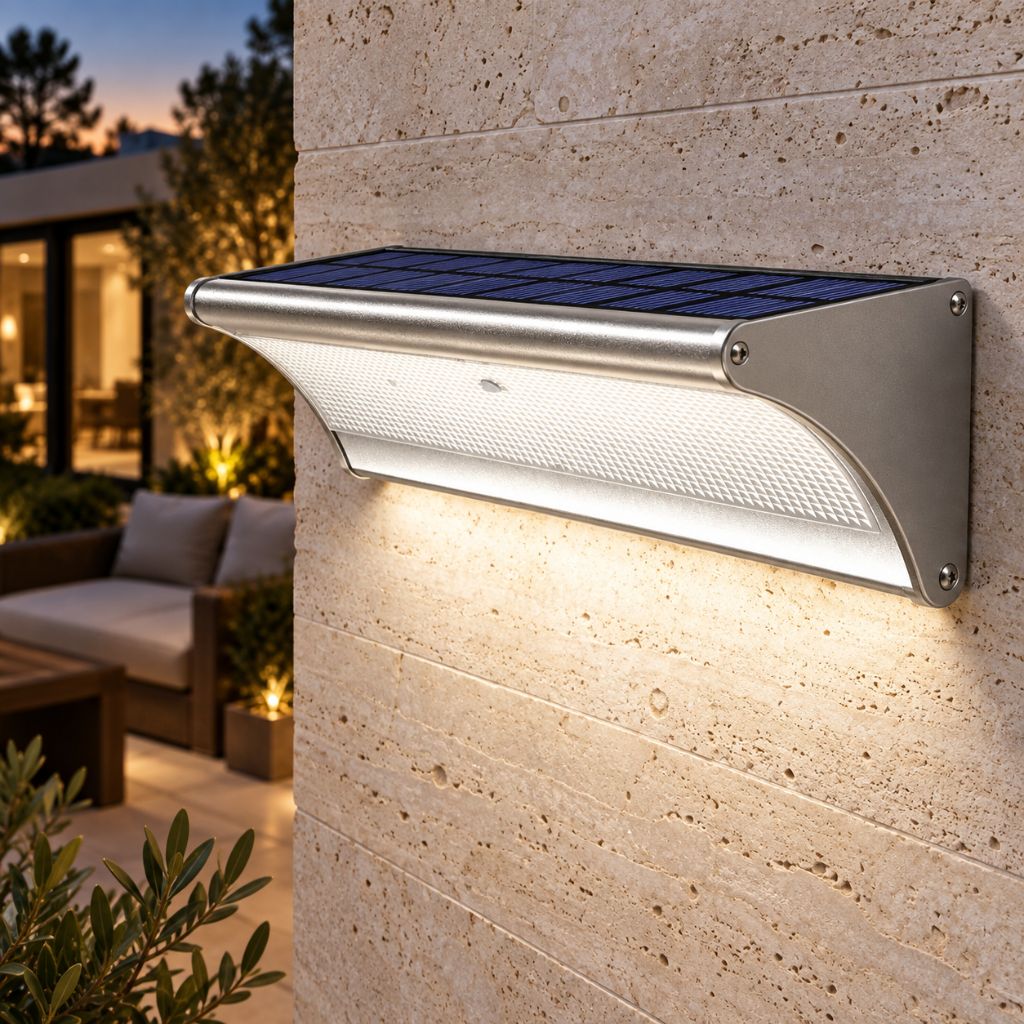 IP65 Solar Motion Sensor LED Outdoor Wall Light