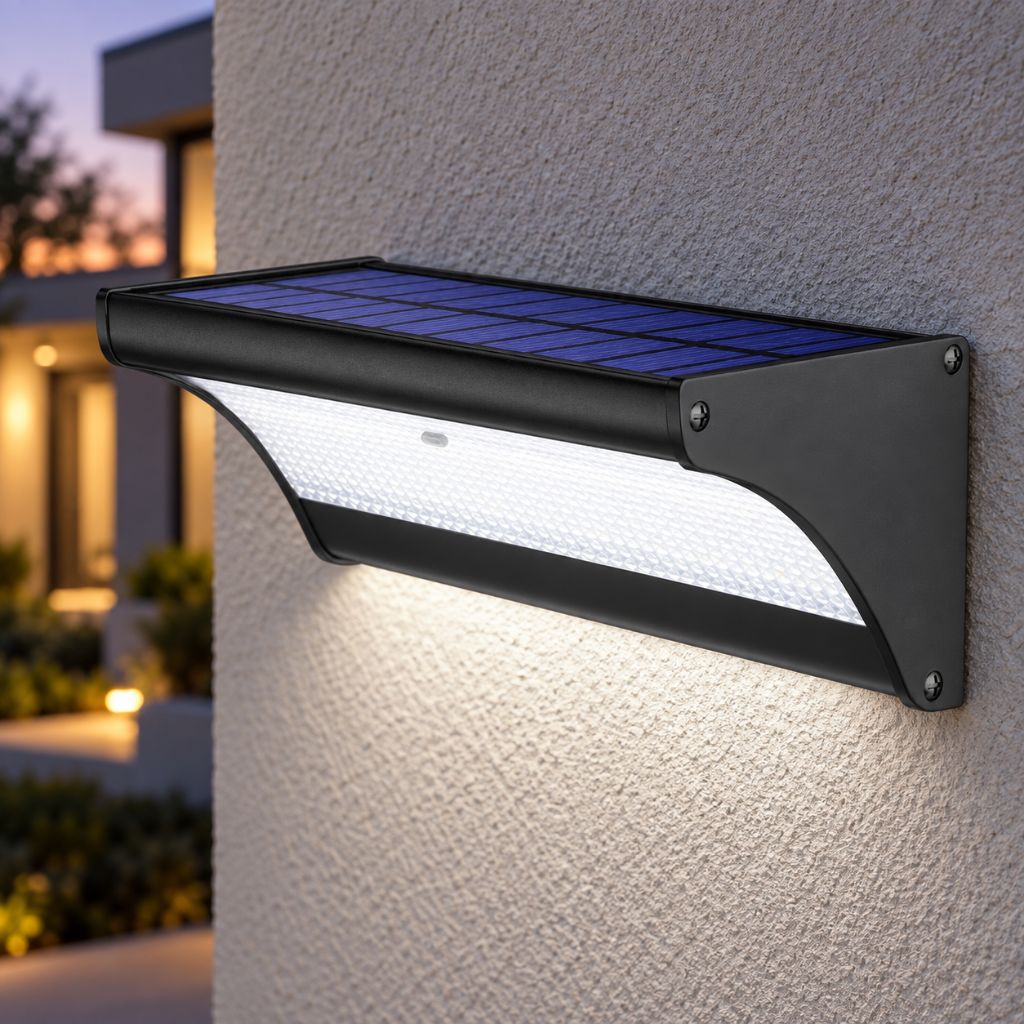 IP65 Solar Motion Sensor LED Outdoor Wall Light