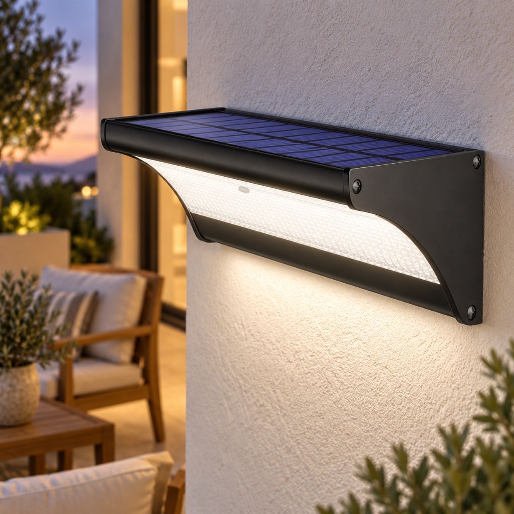 IP65 Solar Motion Sensor LED Outdoor Wall Light