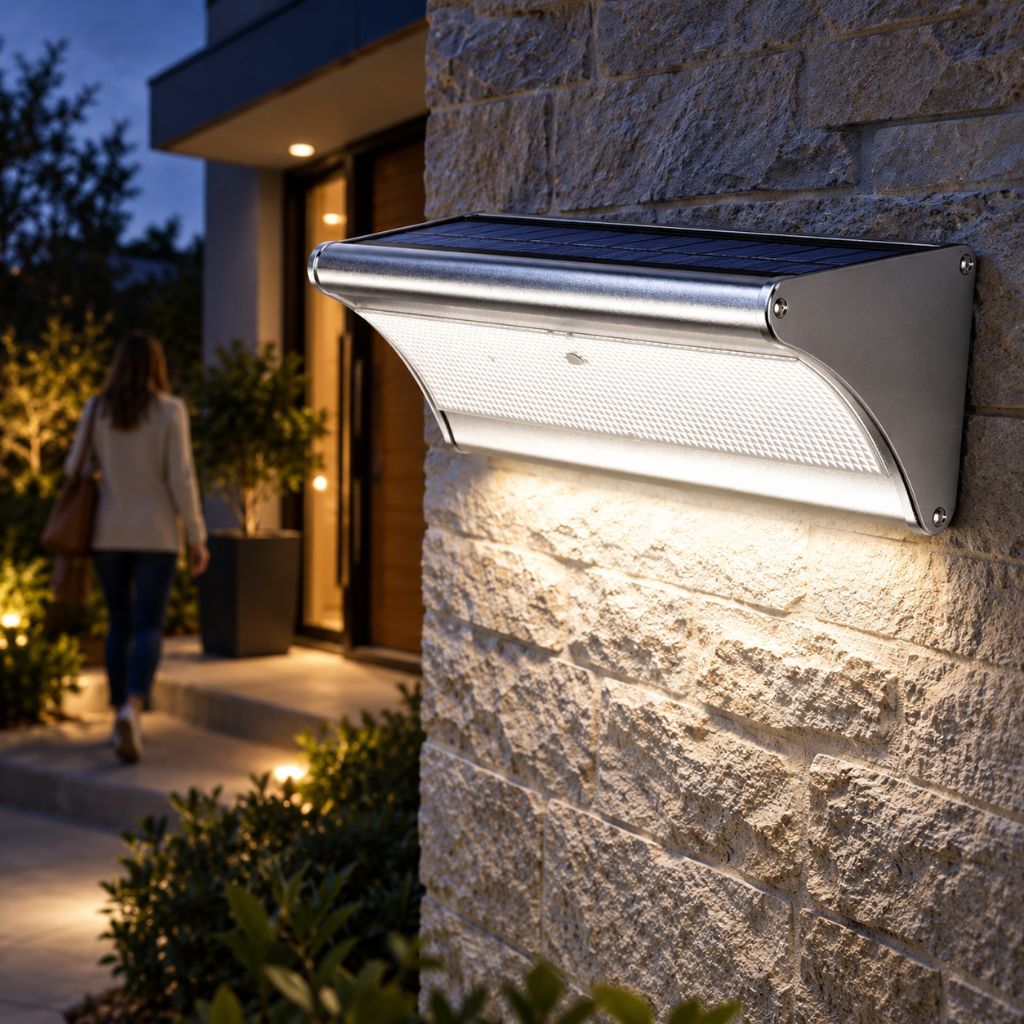 IP65 Solar Motion Sensor LED Outdoor Wall Light