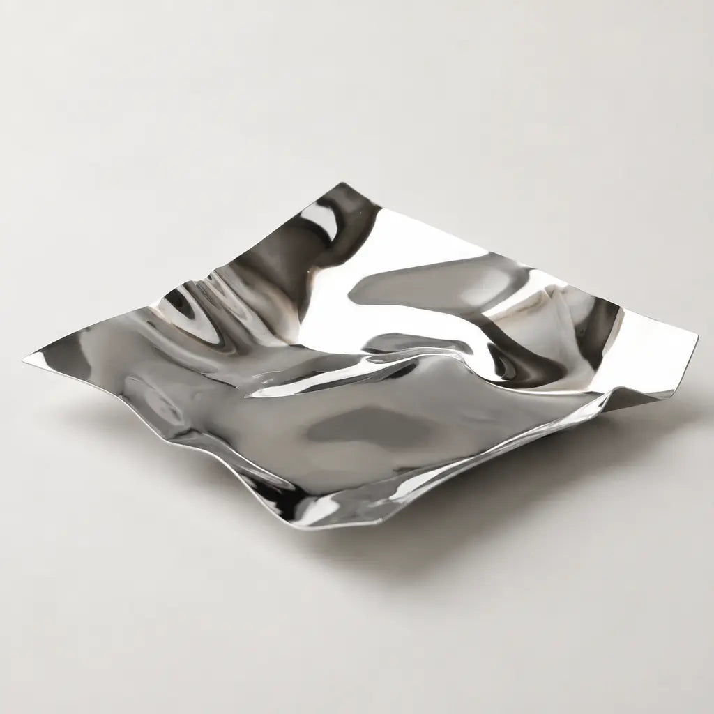 Irregular Stainless Steel Storage Tray studio hero