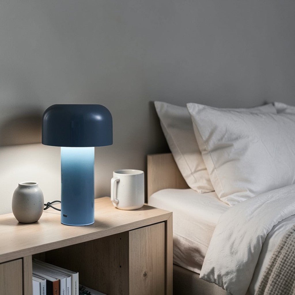 Italian Cordless Table Lamp with Tricolor Dimming - Lattea Global
