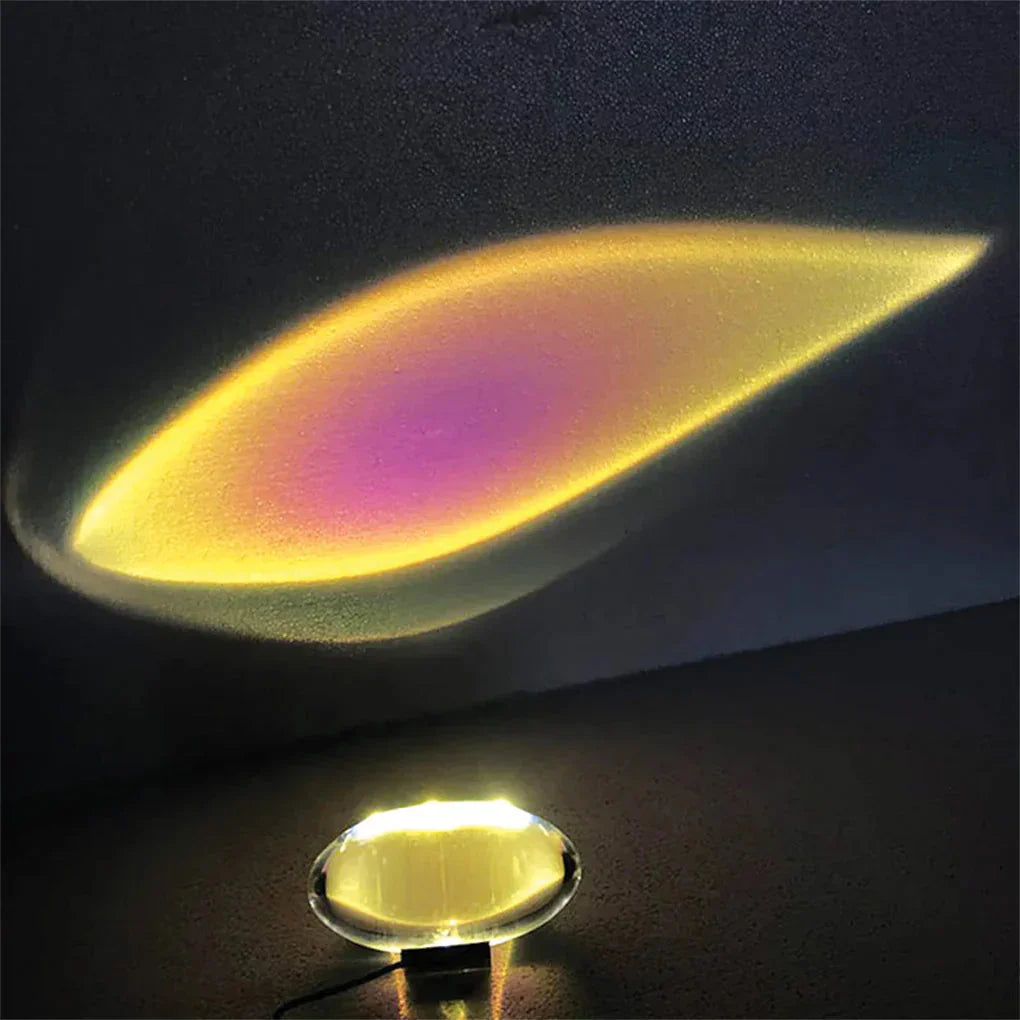 Crystal Projection Lamp with Colorful Light Effects