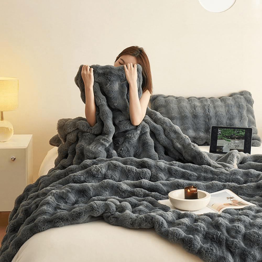 Italy Autumn Plush Throw Blanket - Lattea Global