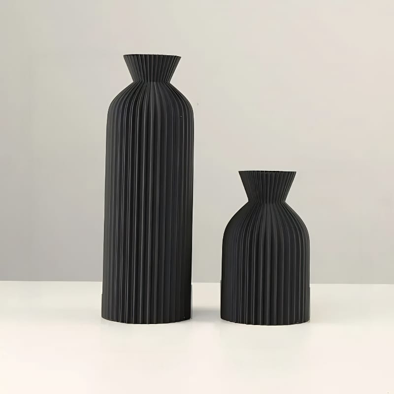Japandi Centerpiece Plastic Vase Double Set - Lattea Global