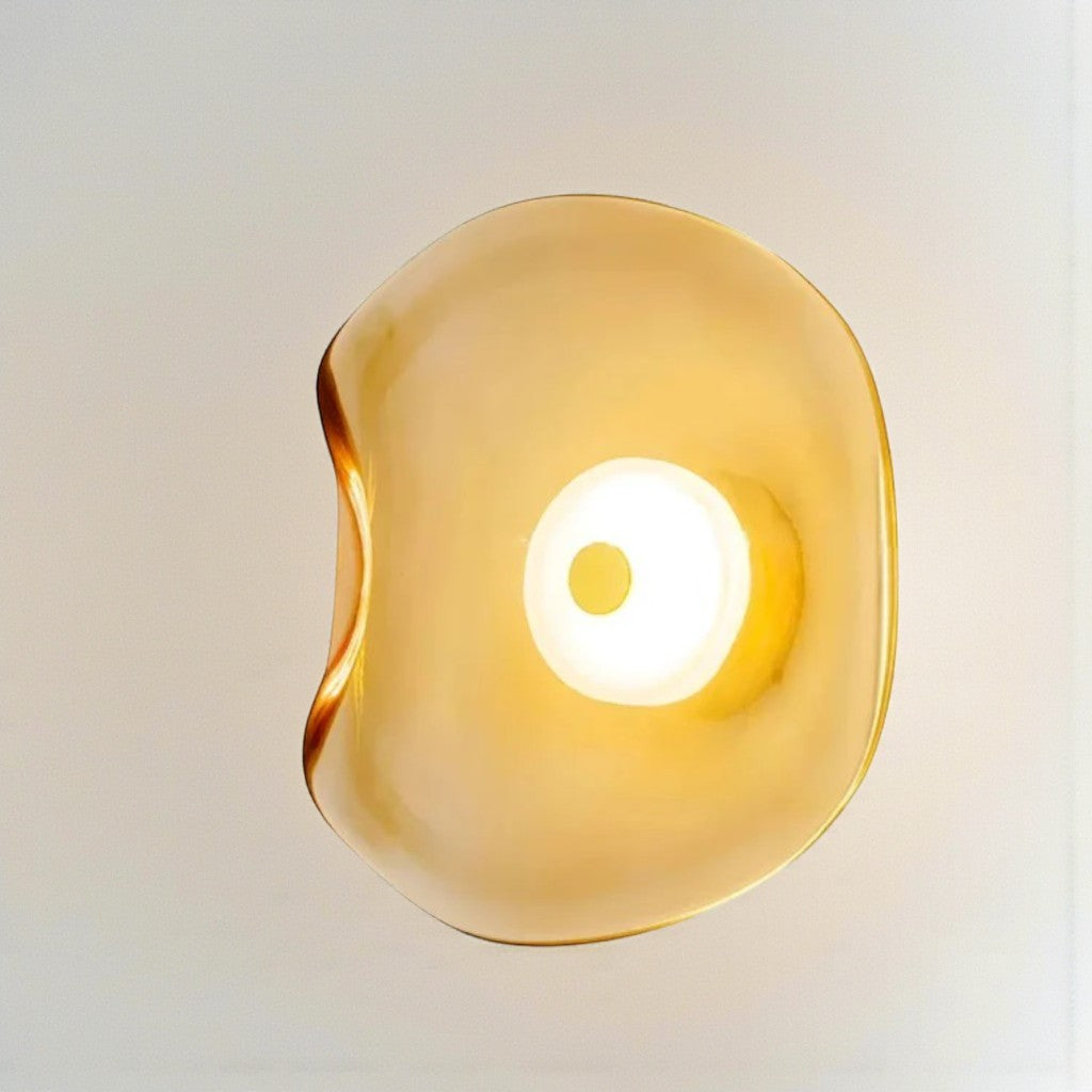 Japandi Glass Dimmable Wall Light Sconce