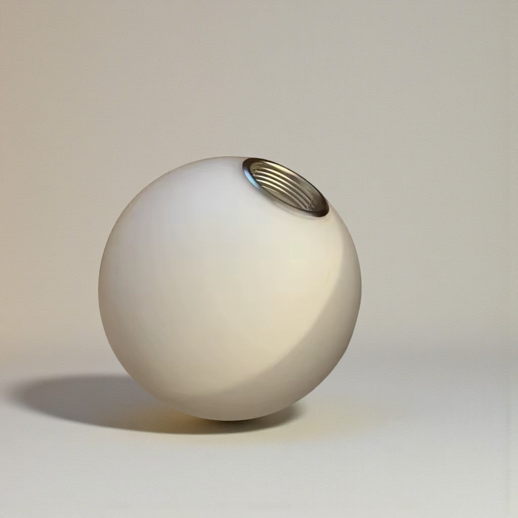 Japandi Minimalist Spherical Glass Wall Light Sconce