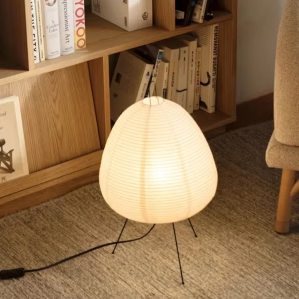 Japanese Paper Lantern Floor Lamp | Stand Light for Home - Lattea Global