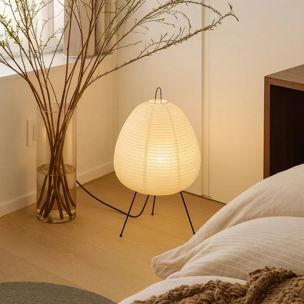 Japanese Paper Lantern Floor Lamp | Stand Light for Home