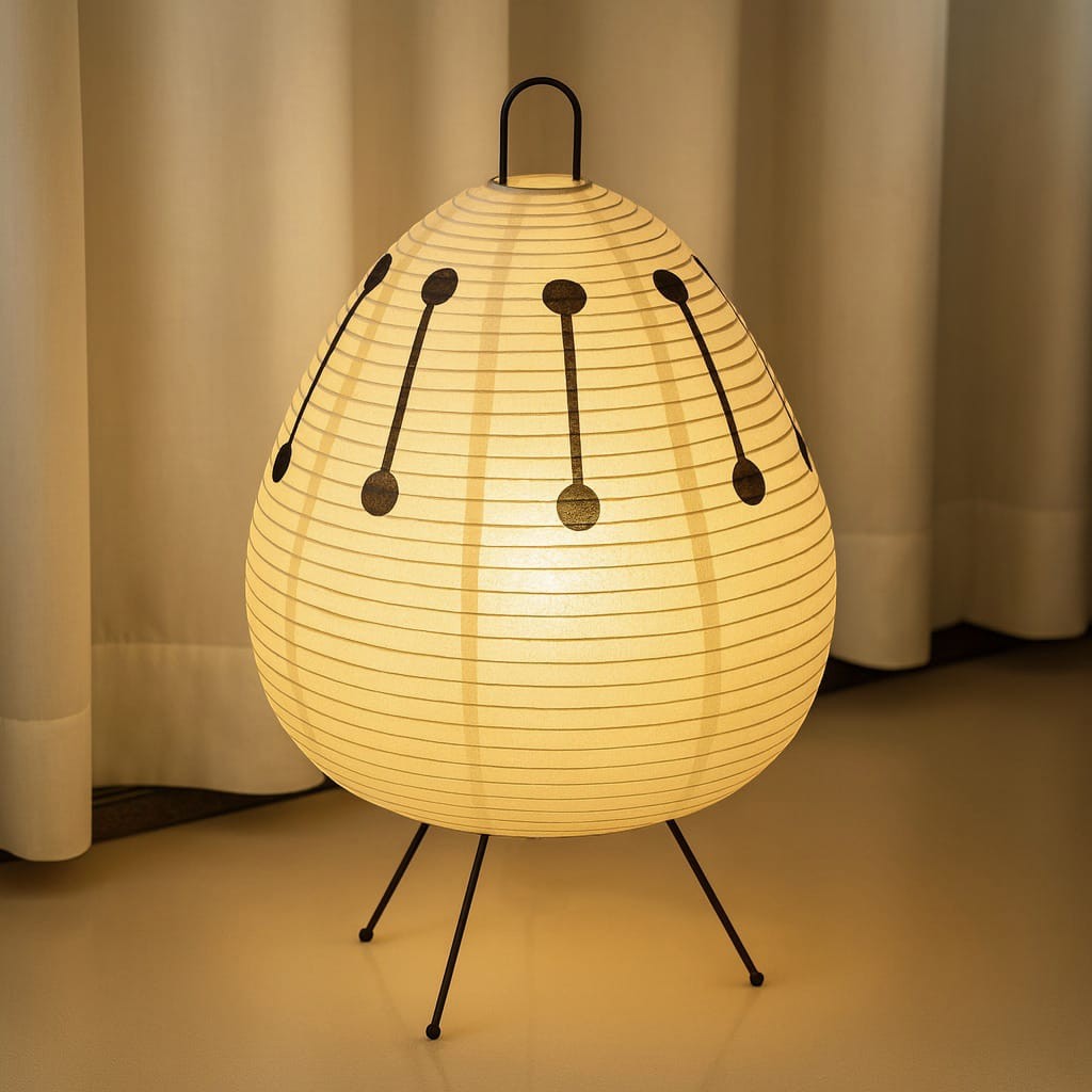 Japanese Paper Lantern Floor Lamp | Stand Light for Home
