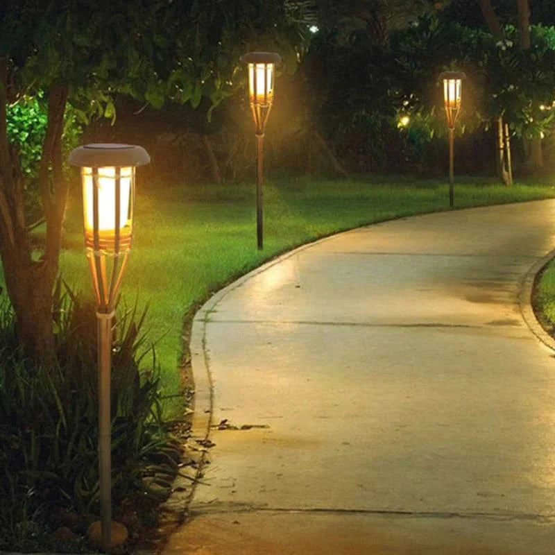 Solar Powered LED Outdoor Pathway Light