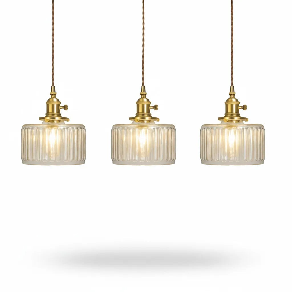 Kitchen Pendant Lamp | Vintage Glass Design
