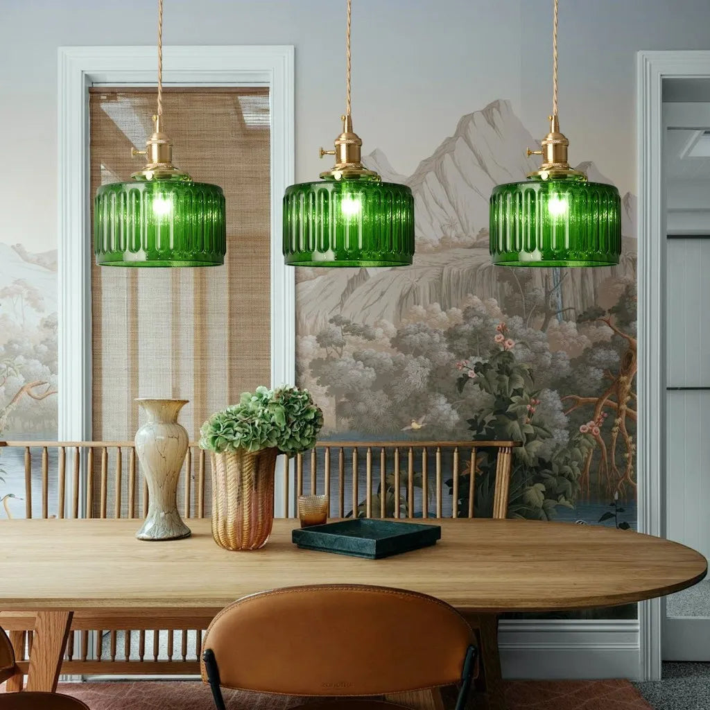 Kitchen Pendant Lamp | Vintage Glass Design