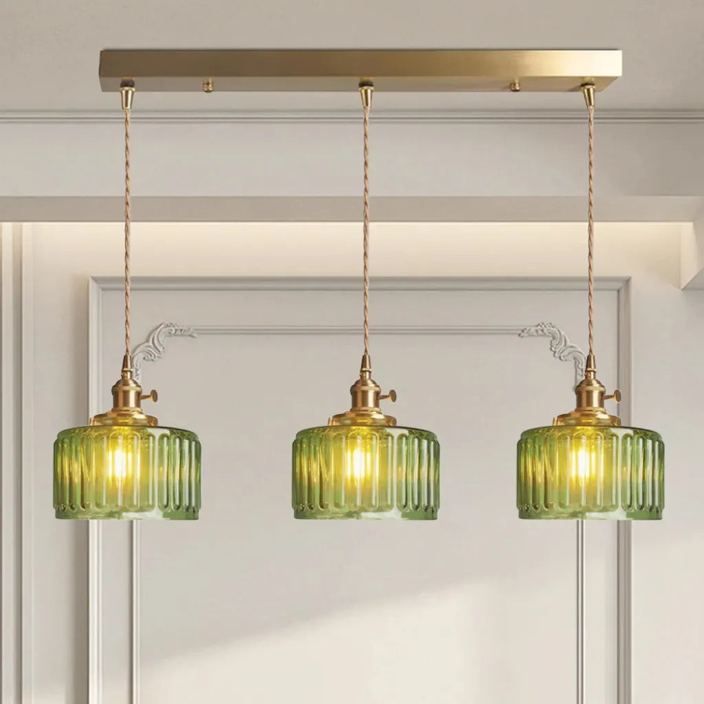Kitchen Pendant Lamp | Vintage Glass Design