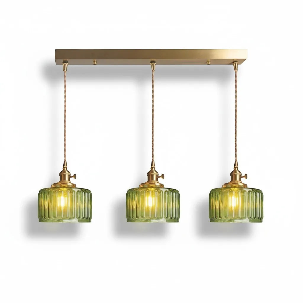 Kitchen Pendant Lamp | Vintage Glass Design