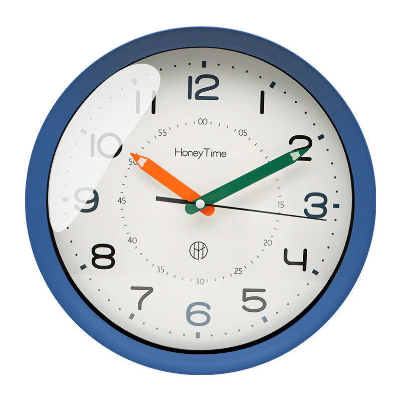 LearnTime - Silent Educational Wall Clock for Kids’ Rooms