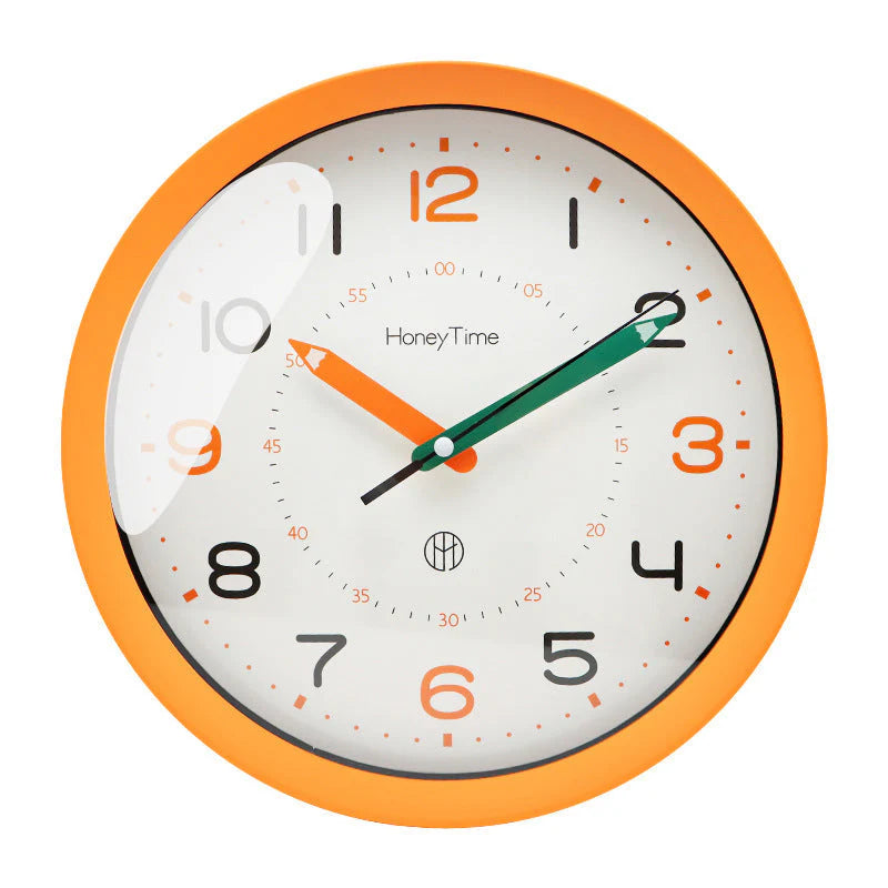 LearnTime - Silent Educational Wall Clock for Kids’ Rooms