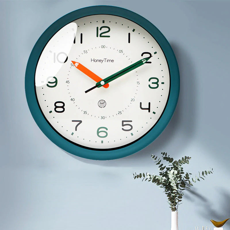 LearnTime - Silent Educational Wall Clock for Kids’ Rooms