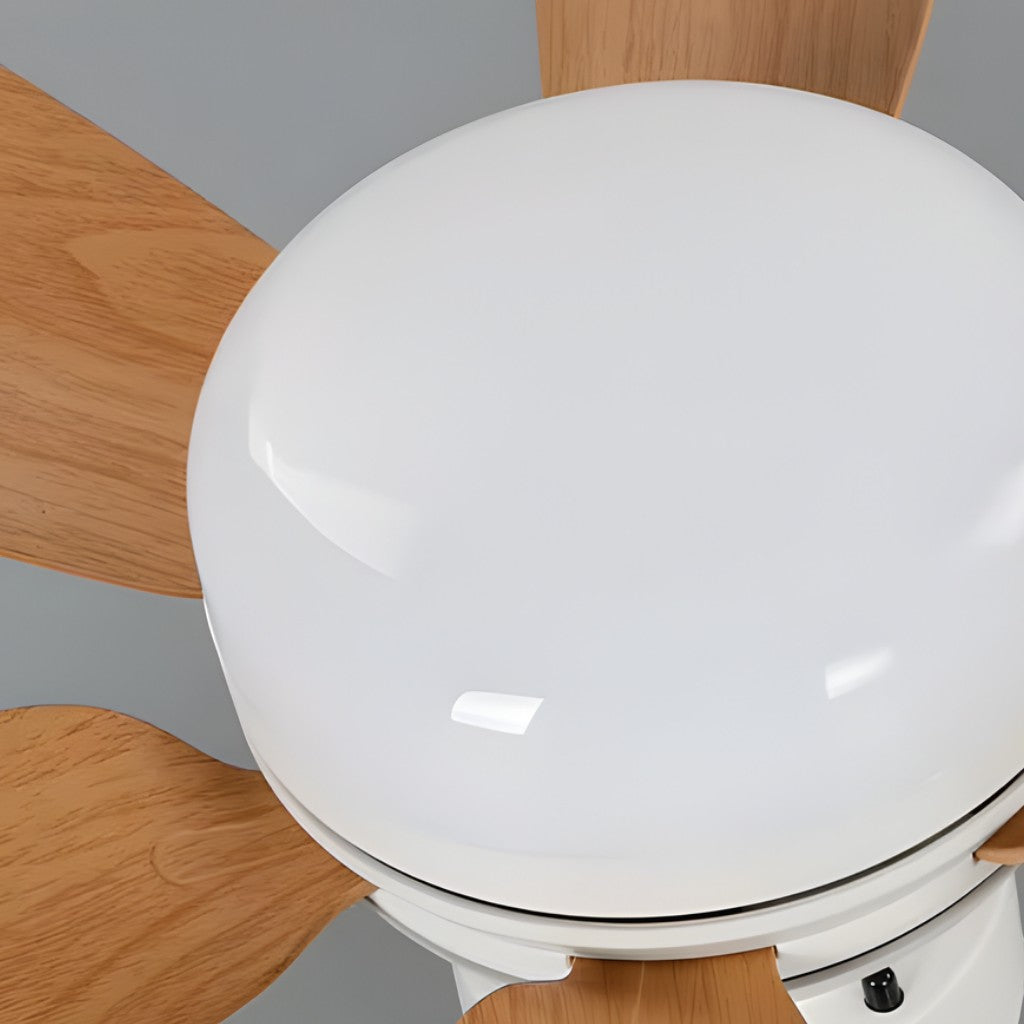 LED Ceiling Fan Lamp with Remote Control – No Wiring Needed