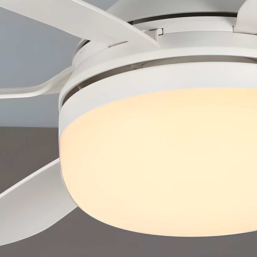 LED Ceiling Fan Lamp with Remote Control – No Wiring Needed