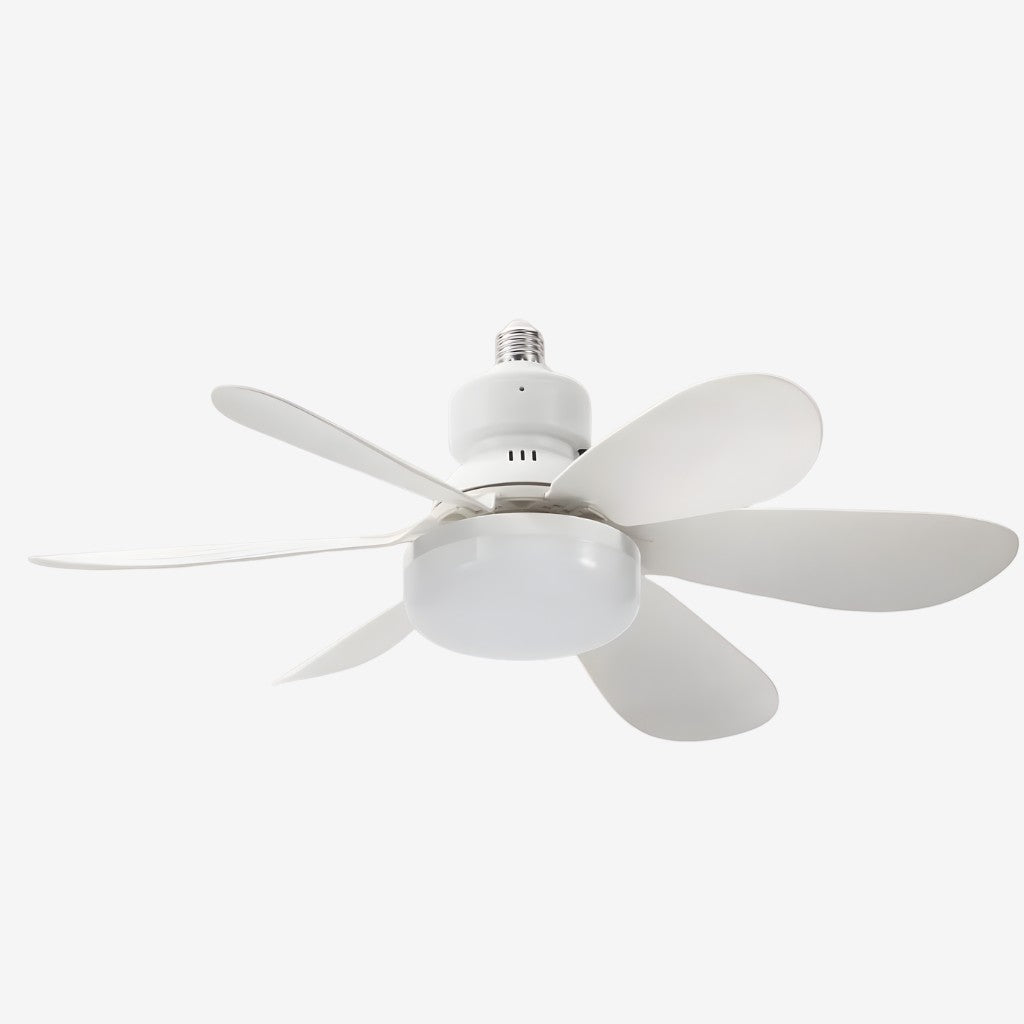LED Ceiling Fan Lamp with Remote Control – No Wiring Needed