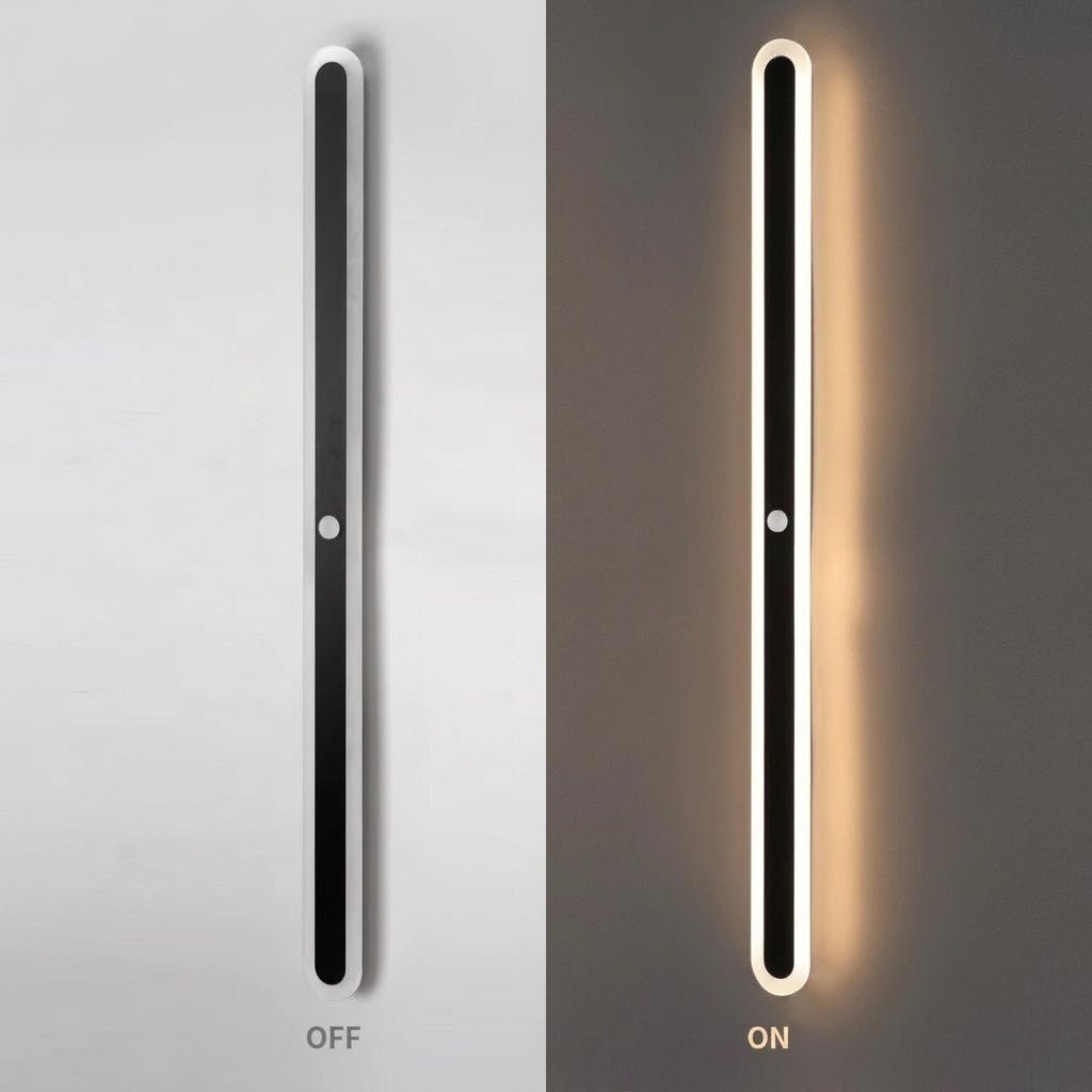 LED Linear Outdoor Wall Light Motion Sensor IP65 Waterproof - Lattea Global