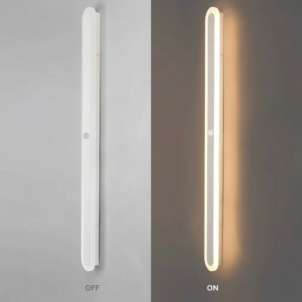 LED Linear Outdoor Wall Light Motion Sensor IP65 Waterproof - Lattea Global