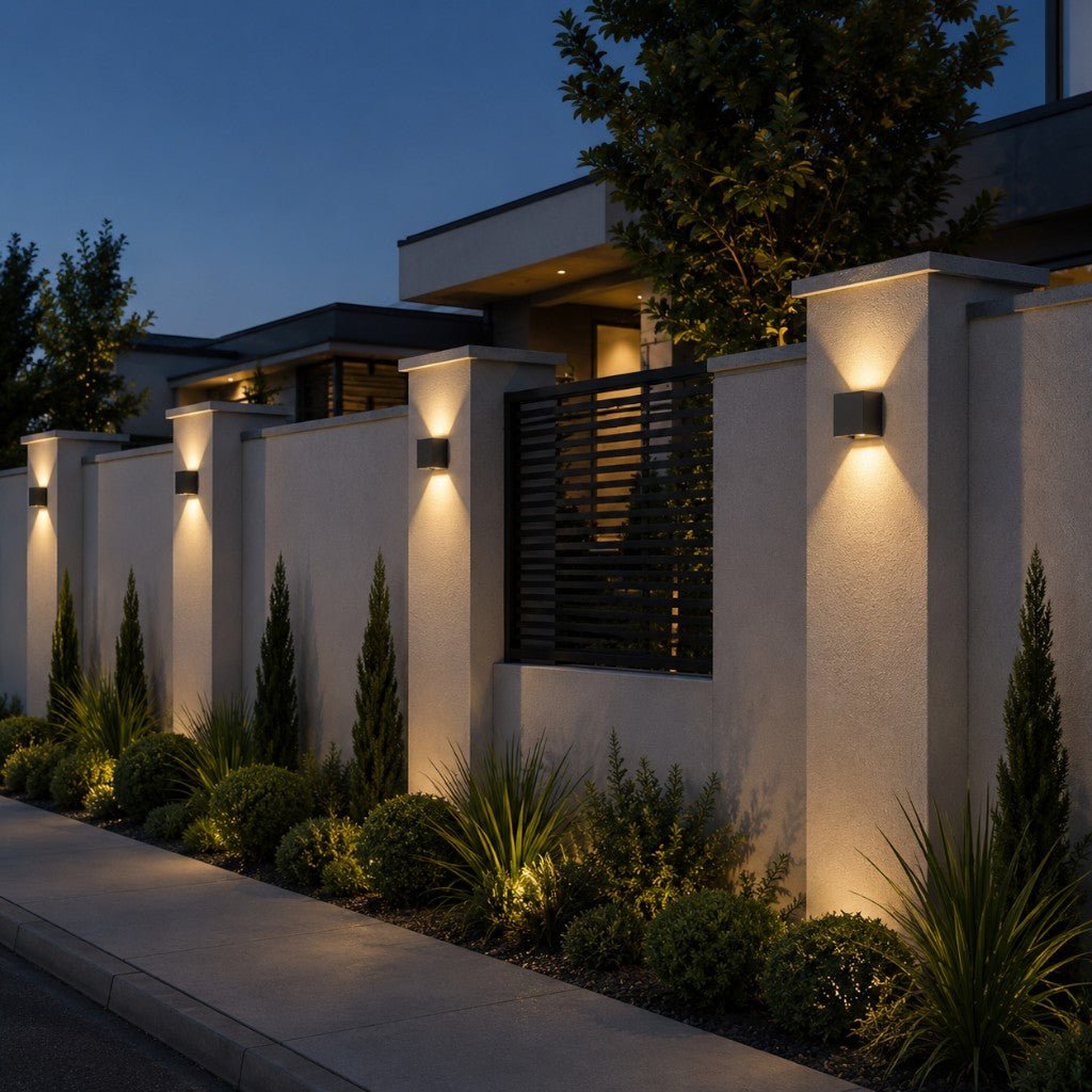 LED Outdoor Wall Light Motion Sensor IP65 Up Down Sconce - Lattea Global