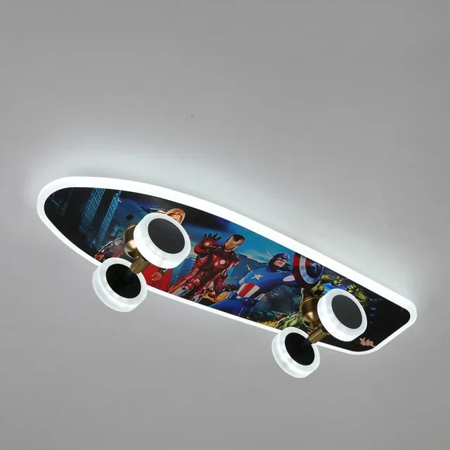 LED Skateboard Ceiling Light