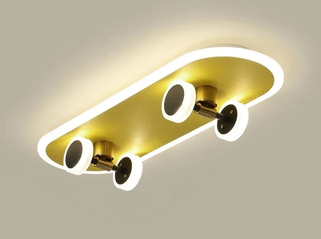 LED Skateboard Ceiling Light